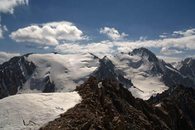 Snow-capped mountains