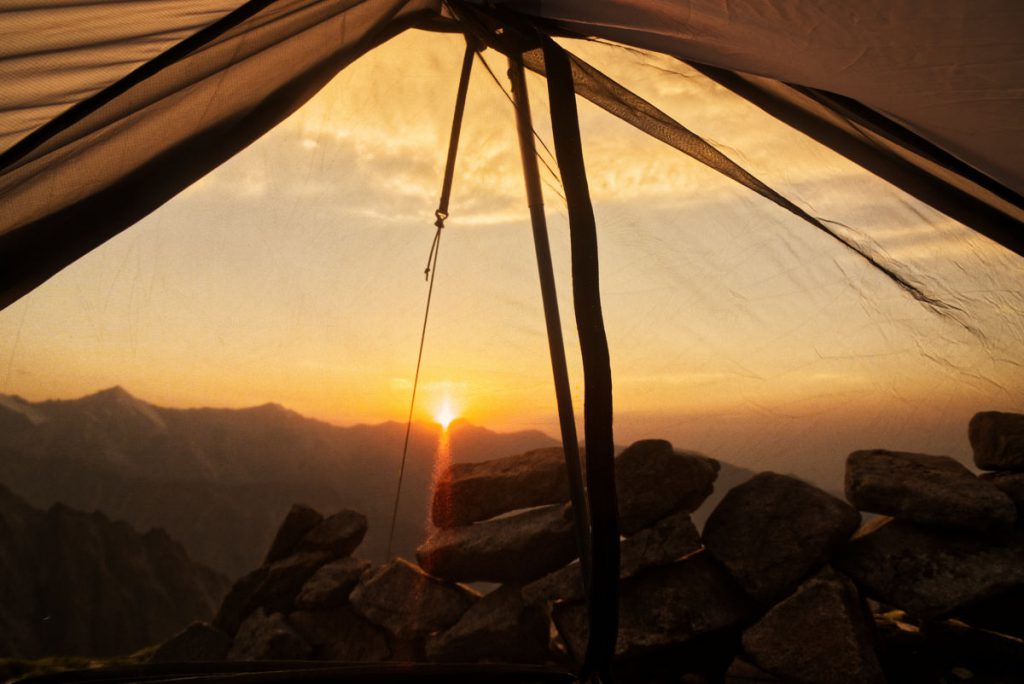 Ala Archa National Park. Tent view