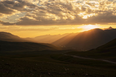 Sun Set Kegety Pass